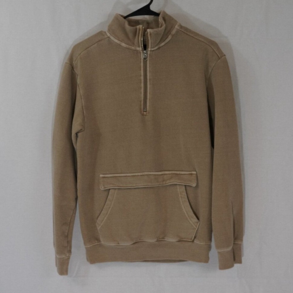 Original Use Men's Tan Zip-Up Sweater